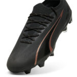 Puma Ultra Firm Ground Football Boots – Black/Rose - Image 6