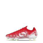 Sondico Blaze Junior Firm Ground Football Boots – Red/White – view 2