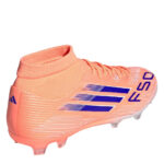 adidas Mens F50 Firm Ground Football Boots – Orange/Blue - Image 4