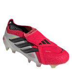 adidas Predator Firm Ground Football Boots – Red/Blk/White – view 4