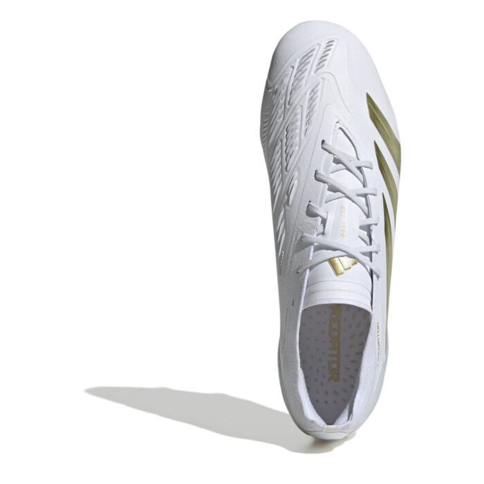 adidas Predator Junior Firm Ground Football Boots – ftwr white – view 5