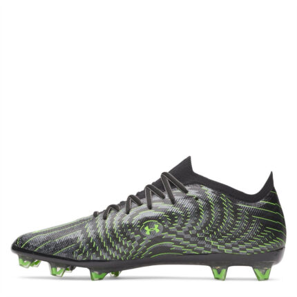 Under Armour Shadow Firm Ground Football Boots – Black/Green – view 2