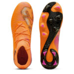 Puma Womens Future 8 Firm Ground Football Boots – Orange/Black - Image 3