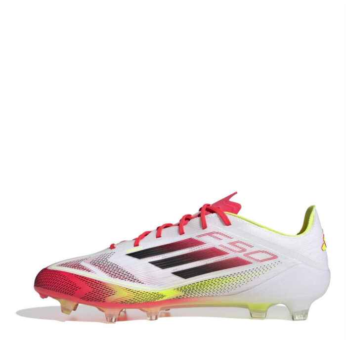 adidas F50 Firm Ground Football Boots – White/Red – view 2