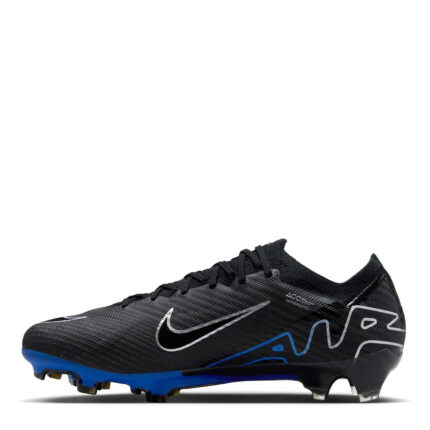 Nike Zoom Mercurial Vapor 15 Junior Firm Ground Football Boots – Black/Chrome – view 2