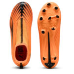 Puma Ultra 5 Junior Firm Ground Football Boots – Orange/Black – view 3