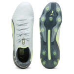 Puma Womens King Firm Ground Football Boots – Grey/Yellow – view 3