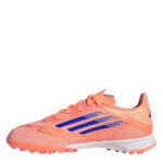adidas F50 Messi Junior Turf Football Boots – Orange/Blue – view 2