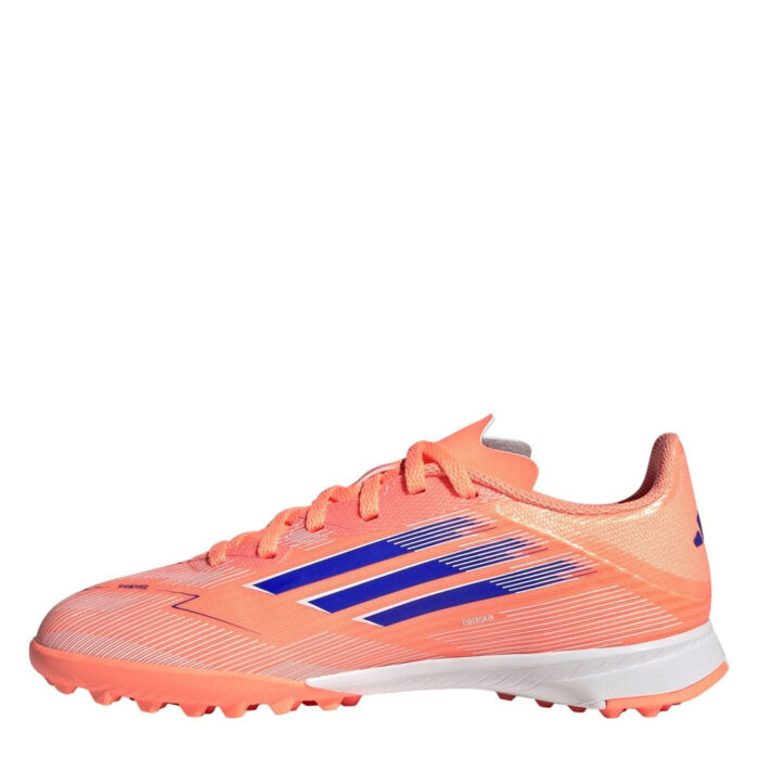 adidas F50 Messi Junior Turf Football Boots – Orange/Blue – view 2