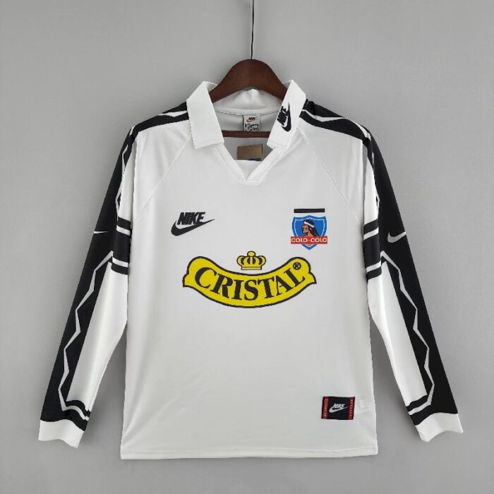 Retro Colo Colo 1995 Home Long Sleeve Jersey - Image 3