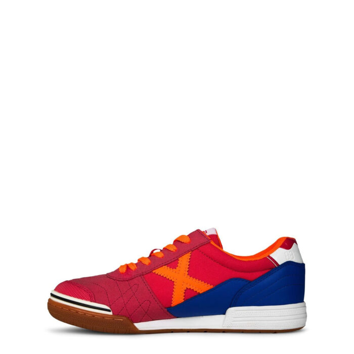 Munich Gresca Indoor Football Boots – Crim/Orange/Blu – view 2