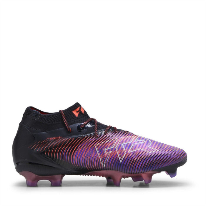 Puma Womens Future 8 Firm Ground Football Boots – Black/Purple – view 4