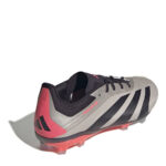 adidas Predator 24 Junior Firm Ground Football Boots – Silver/Black – view 4