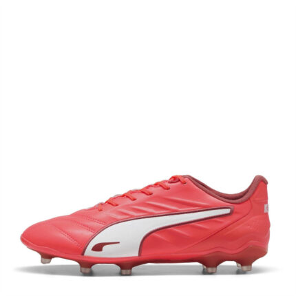 Puma Womens King Firm Ground Football Boots – Glowing Red – view 2