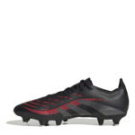 adidas Predator Soft Ground Football Boots – Black/Grey – view 2