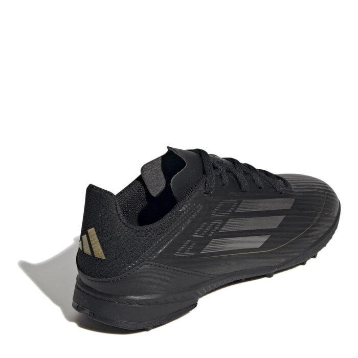 adidas F50 Junior Turf Football Boots – Black/Silver – view 4