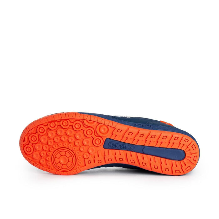 Munich G3 Profit Indoor Football Boots – Navy/Orange – view 4