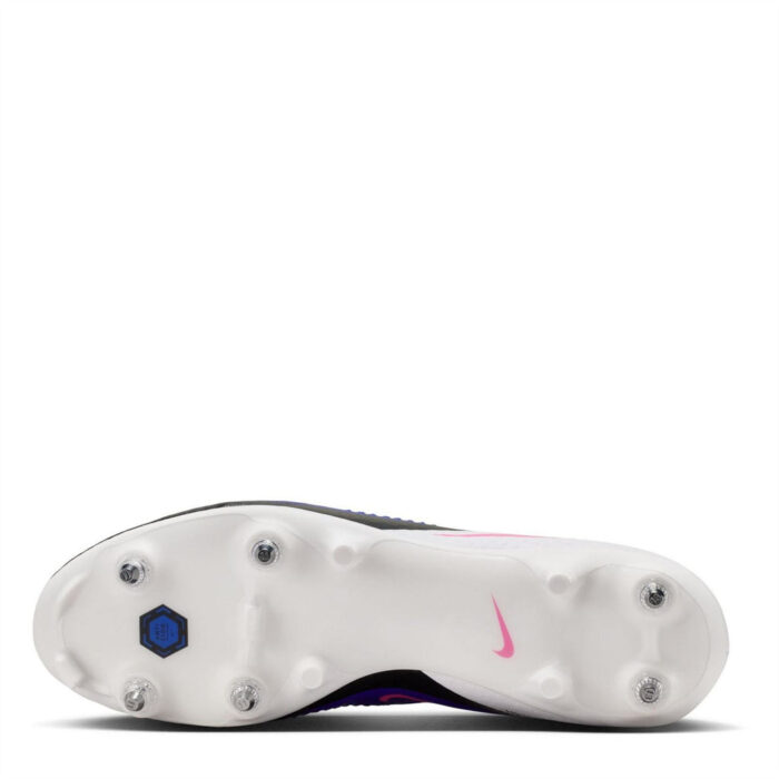 Nike Phantom 6 Low Soft Ground Football Boots – Blue/Wht/Pink – view 3