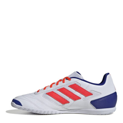 adidas Super Indoor Football Boots – White/Red – view 2