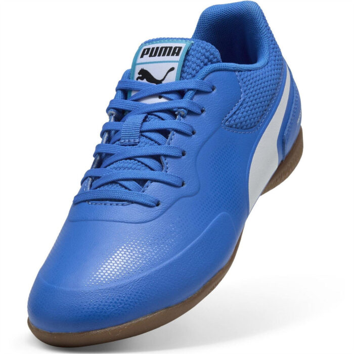 Puma Junior Indoor Football Boots – ltrBl-Wht-SpdBl – view 6