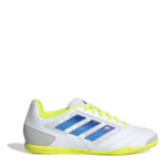 adidas Super Indoor Football Boots – White/Blue/Yllw