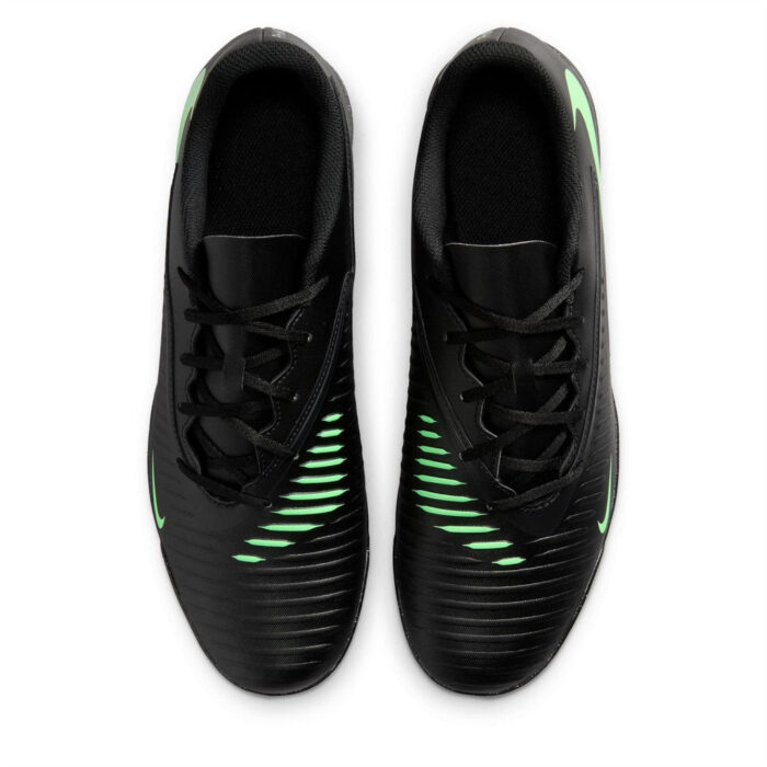 Nike Phantom 6 Low Turf Football Boots – Black/Green – view 6