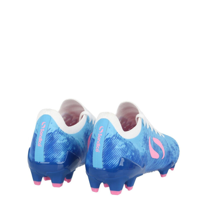 Sondico Blaze Junior Firm Ground Football Boots – Blue/Pink/White – view 5