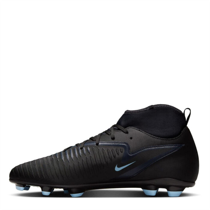 Nike Phantom 6 High Firm Ground Football Boots – Black/Black – view 8