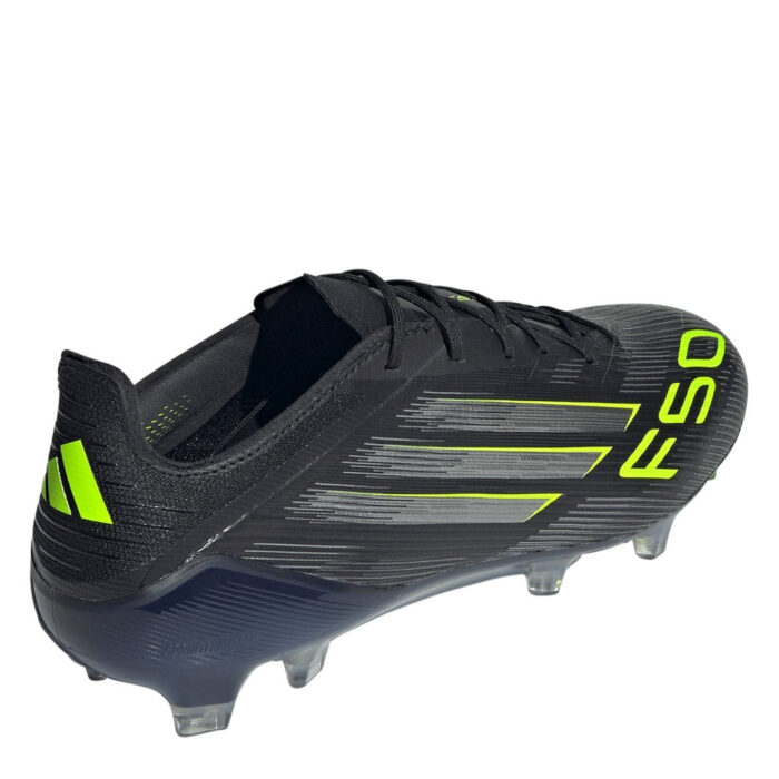 adidas F50 Firm Ground Football Boots – Black/Lemon – view 4