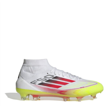 adidas Womens F50 Firm Ground Football Boots – White/Red