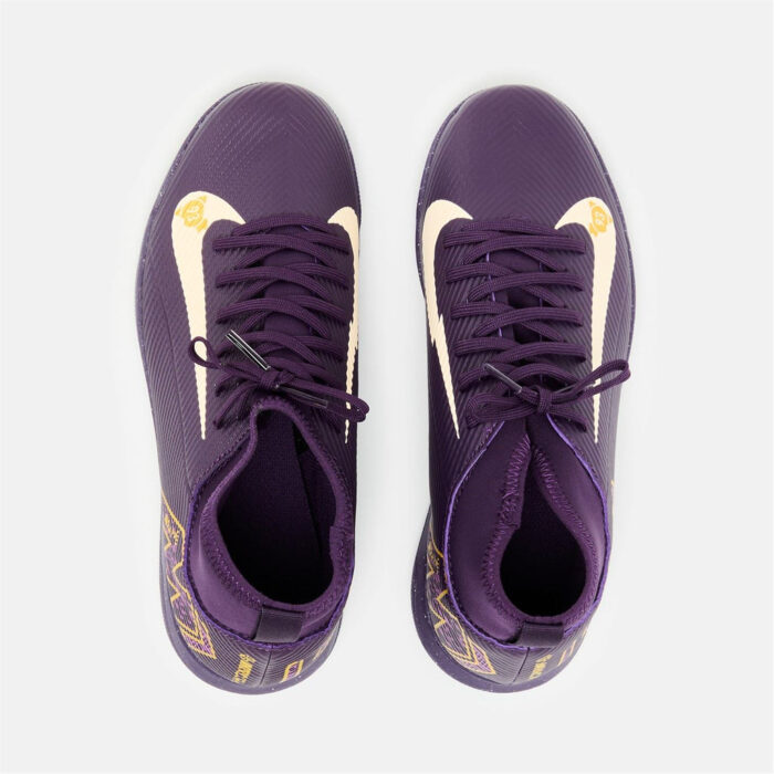Nike Mercurial Superfly 10 Junior Turf Football Boots – Purple/Ivory – view 6