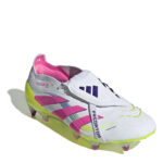 adidas Predator Soft Ground Football Boots – White/Pink – view 3