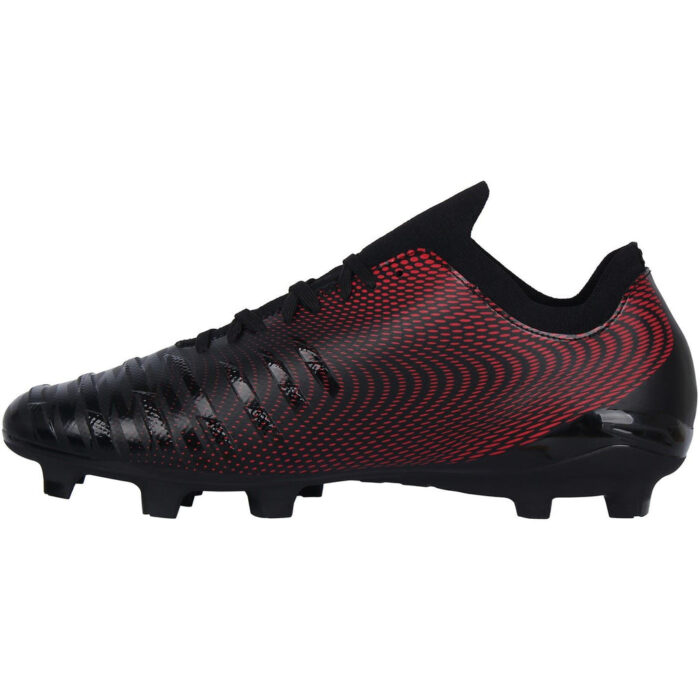 Sondico Blaze Firm Ground Football Boots – Black/Red – view 4