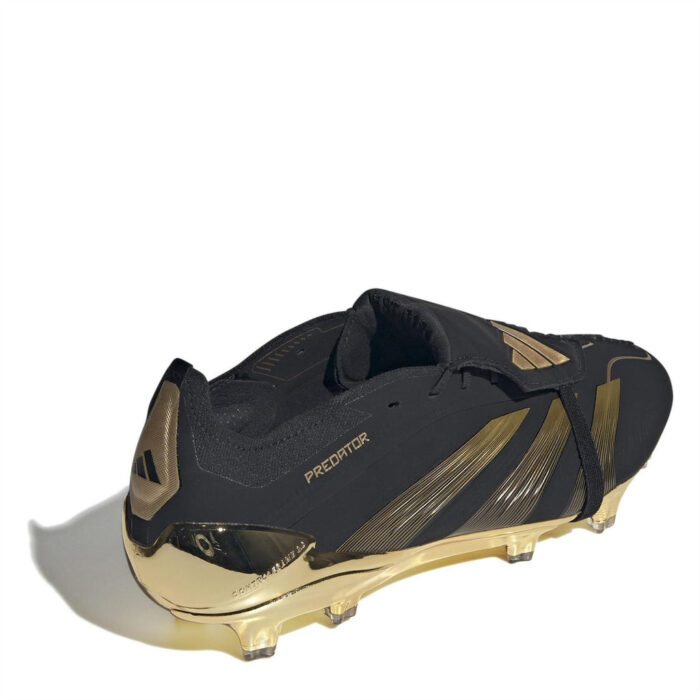 adidas Predator Firm Ground Football Boots – Black/Gold – view 4