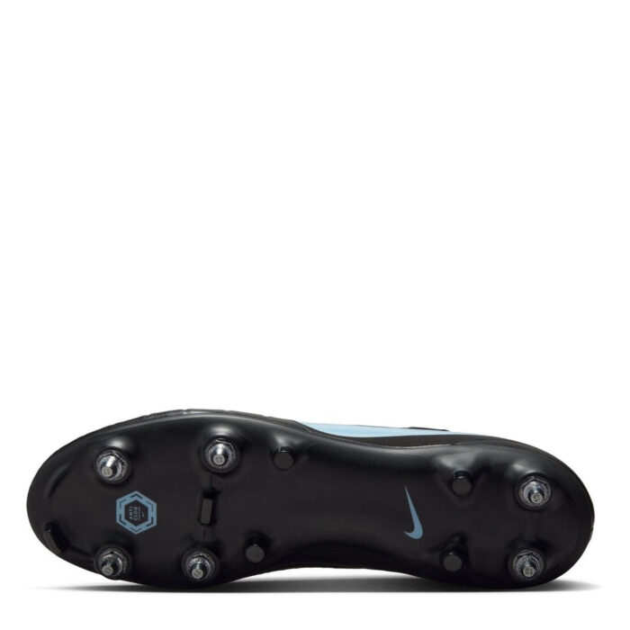 Nike Tiempo Legend 10 Soft Ground Football Boots – Black/Black – view 3