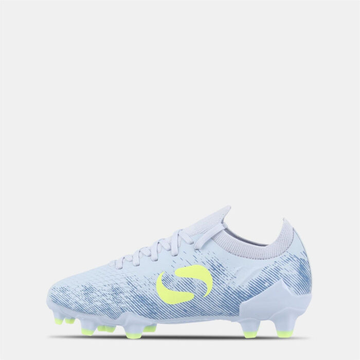 Sondico Blaze Junior Firm Ground Football Boots – Purple/Lime – view 2