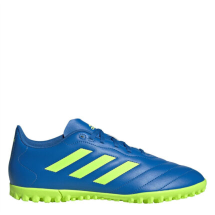 adidas Goletto Turf Football Boots – Blue/Lemon – view 2