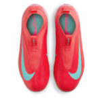 Nike Zoom Mercurial Superfly 10 Junior Firm Ground Football Boots – Red/Green – view 6