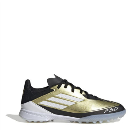 adidas F50 Junior Turf Football Boots – Gold/Black