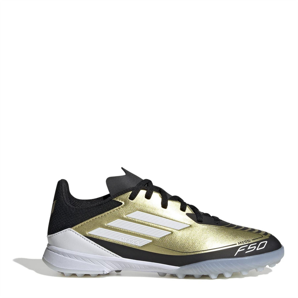 adidas F50 Junior Turf Football Boots – Gold/Black