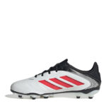 adidas Copa Pure 3 Junior Firm Ground Football Boots – White/Red – view 2