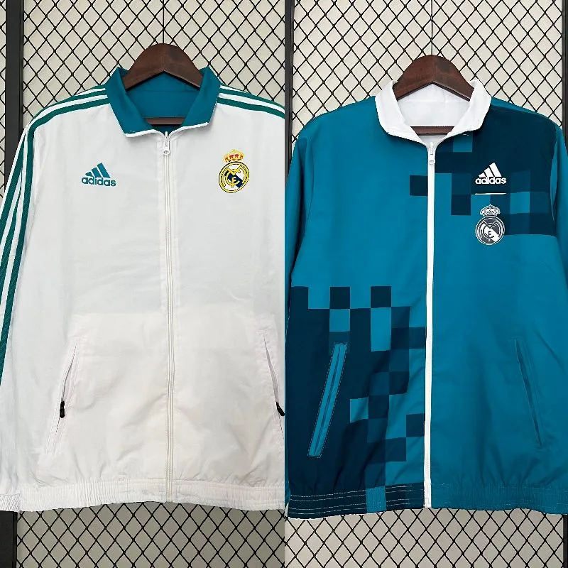 Mens Real Madrid 2024 Reversible Jacket - Image 1