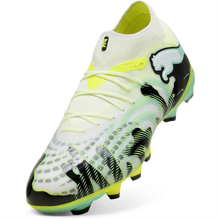 Puma Future 8 Firm Ground Football Boots – Mint/White – view 6