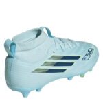 adidas F50 Junior Firm Ground Football Boots – Blue-Yellow - Image 4
