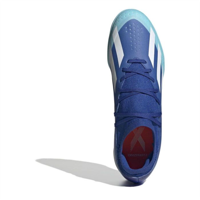 adidas X Crazyfast Turf Football Boots – Blue/White – view 5