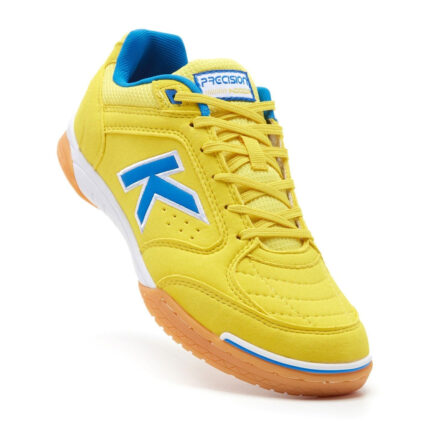 Kelme Precision Low Top Indoor Football Boots – Yellow/Blue – view 2