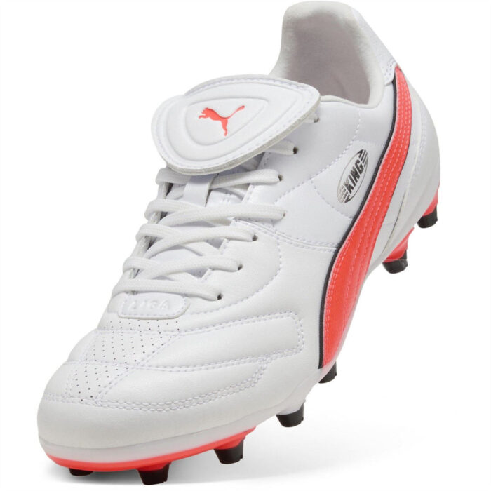 Puma Liga Firm Ground Football Boots – Puma White – view 6
