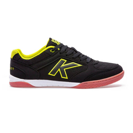 Kelme Precision Low Top Indoor Football Boots – Black/Lime