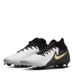 Nike Phantom Luna Ii Firm Ground Football Boots – White/Blk/Gold – view 4
