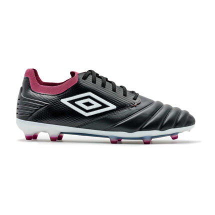 Umbro Tocc Firm Ground Football Boots – Blk/Wht/Ras